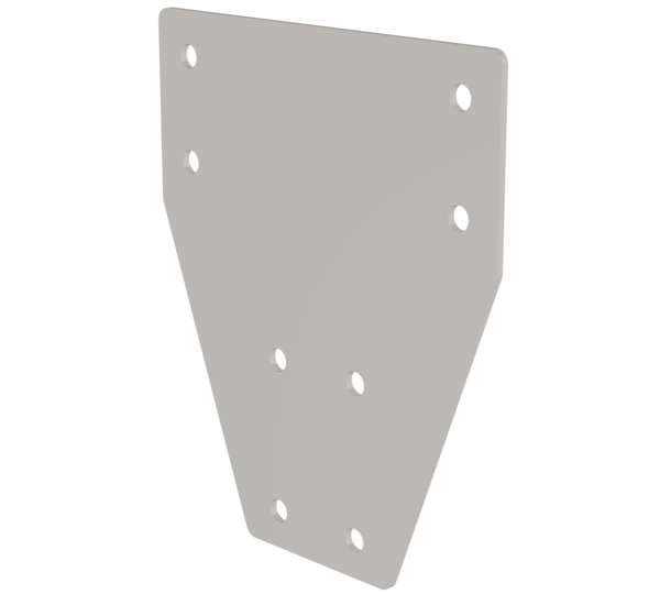 Gusset plate 168x200 mm | © MUNK GmbH