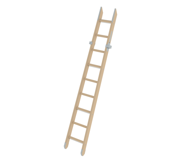 Scaling ladder lower section wood DIN EN 1147 | © MUNK GmbH