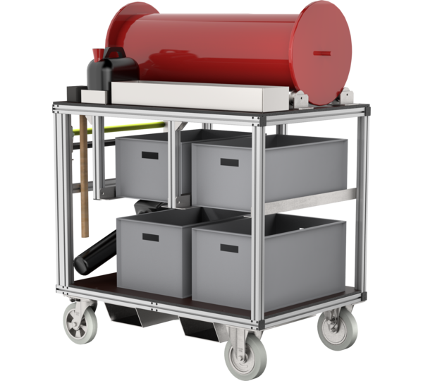 Rollcontainer Doppelkammerschlauch | © MUNK GmbH
