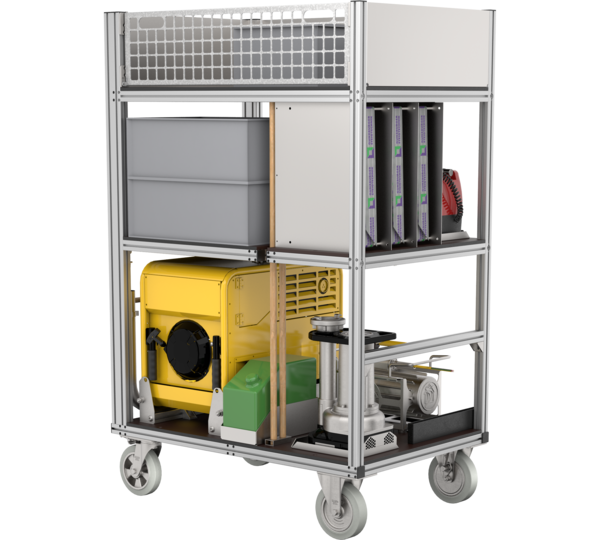 Mobile container water damage, type 3 | © MUNK GmbH