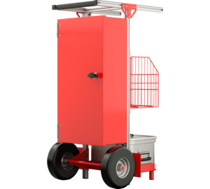 SafeCaddy® "Mobile fire alarm system" without loading, back | © MUNK GmbH