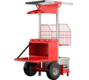 SafeCaddy® "First Aid"  without loading, back opened | © MUNK GmbH