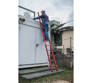 Str. ladder, RFG w/o stab. 12 rungs, app. | © MUNK GmbH