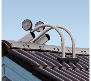 Ridge brack. for straight ladd. w. rungs 30x30mm | © MUNK GmbH