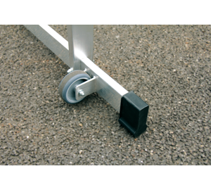 Platform ladder w. castors stab., detail | © MUNK GmbH