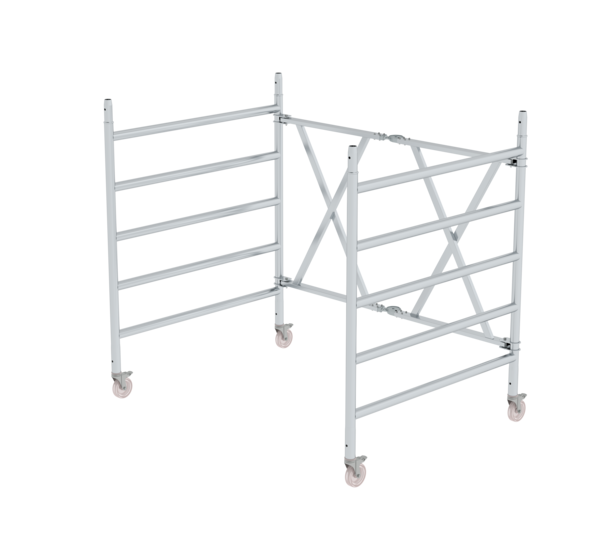 Folding frame unit castors & parking brake 1.35m | © MUNK GmbH