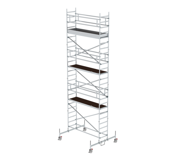 Mob.scaff. 0.75x2.45m chass.bar,pf H=6.45m | © MUNK GmbH