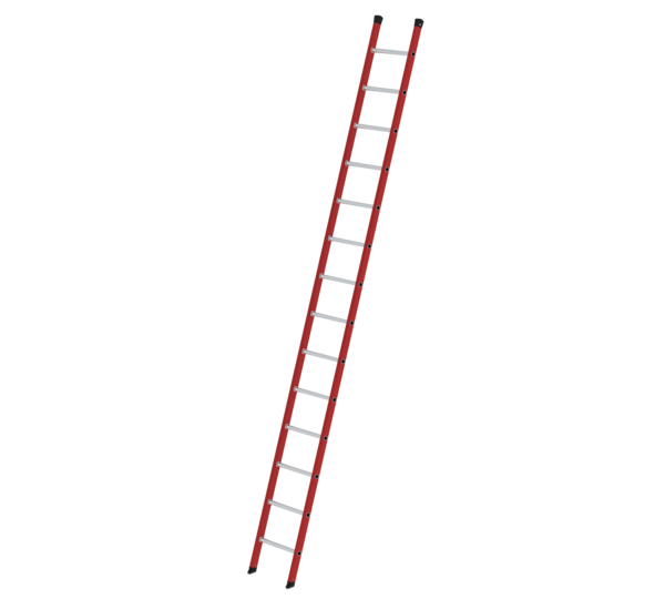 Straight ladder RFG/alu w/o stab., 14 rungs | © MUNK GmbH