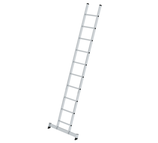 Straight ladder w. nivello stabiliser, 10 rungs | © MUNK GmbH