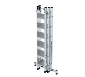 Multi-purpose ladder with steps, 3-section | © MUNK GmbH
