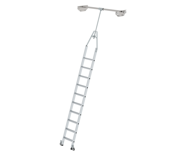 Shelf ladder rotating for double shelf, 10 steps | © MUNK GmbH