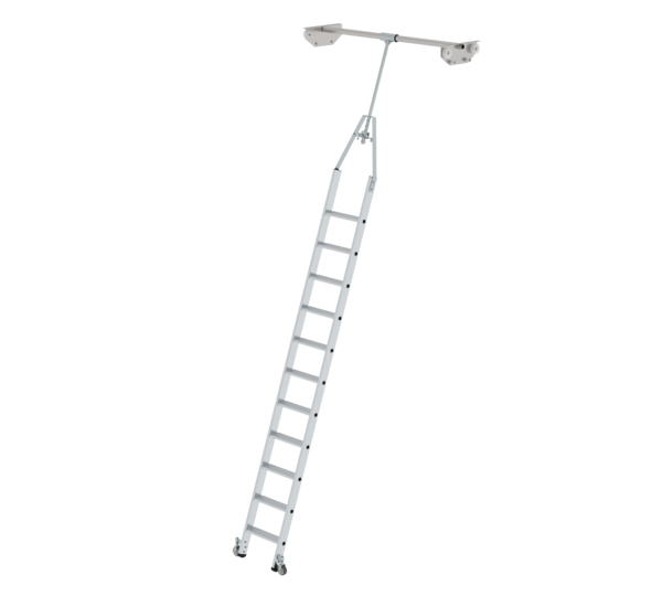 Shelf ladder rotating for double shelf, 11 steps | © MUNK GmbH