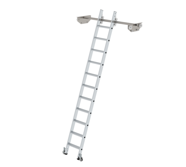 Shelf ladder mobile for double shelf, 11 steps | © MUNK GmbH