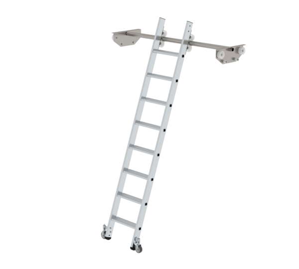 Shelf ladder mobile for double shelf, 8 steps | © MUNK GmbH