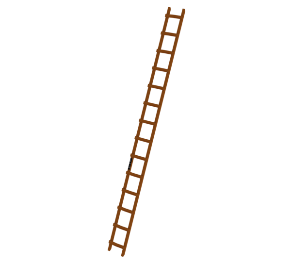 Roof ladder wood, 14 rungs | © MUNK GmbH