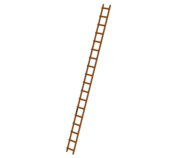 Roof ladder wood, 18 rungs | © MUNK GmbH