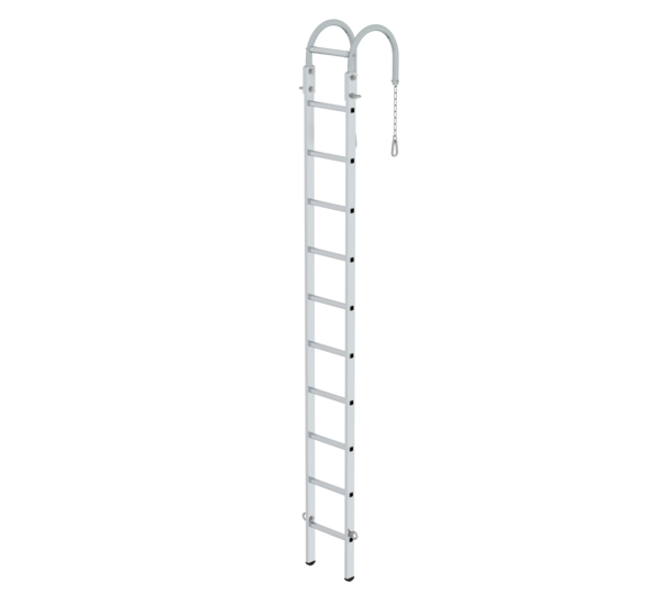 Rung mast hanging ladder, 3.26 m, 10 rungs | © MUNK GmbH