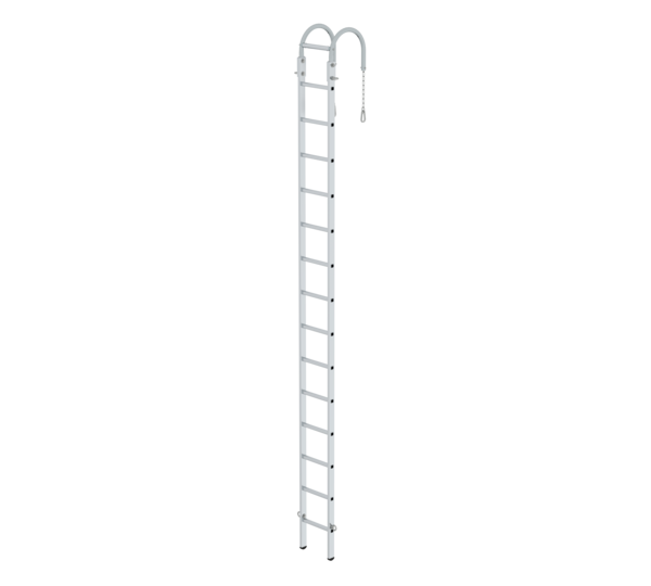 Rung mast hanging ladder, 4.38 m, 14 rungs | © MUNK GmbH