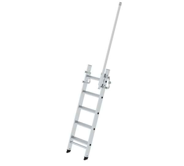 Step str. ladder, truck w. exit side-rail on right | © MUNK GmbH