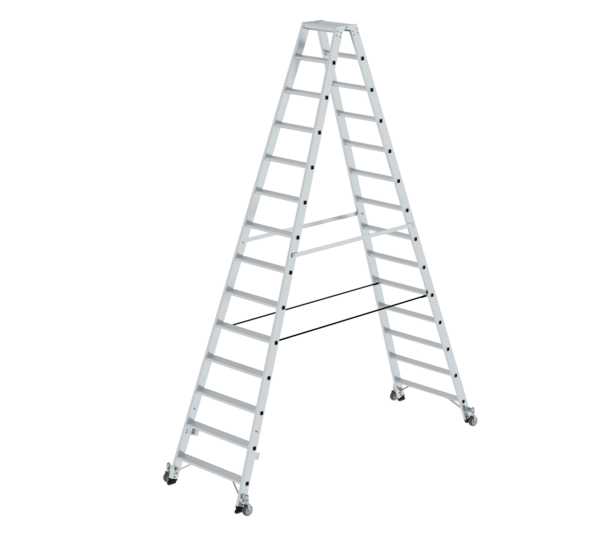 Double-sided ladd., 2-sided acc w.castors 2x14 st. | © MUNK GmbH