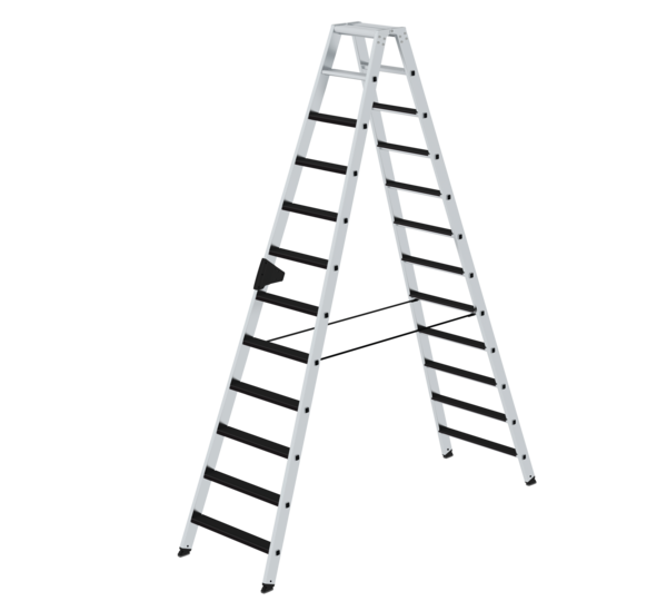 Double-sided ladder,2-sid. acc.w.clip-step,2x12 st | © MUNK GmbH