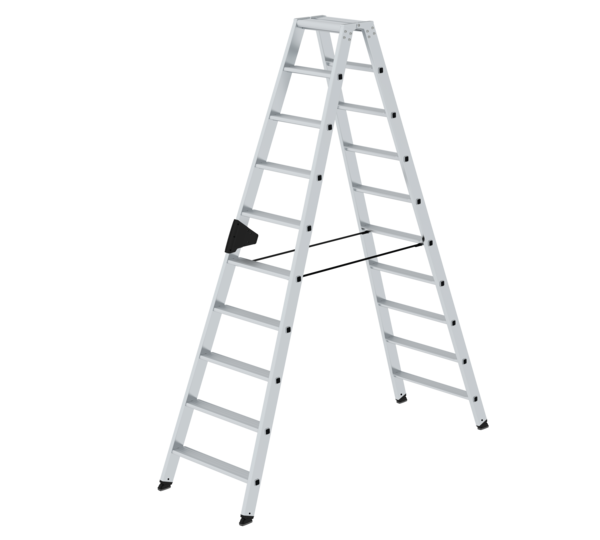 Double-sided ladder, 2-sided access, 2x10 steps | © MUNK GmbH