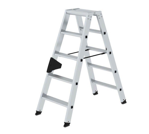 Double-sided step ladder, 2-sided access,2x5 steps | © MUNK GmbH