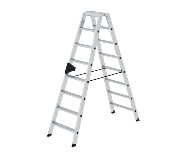 Double-sided step ladder, 2-sided access,2x8 steps | © MUNK GmbH