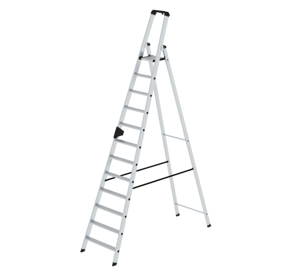 Stufen-Stehleiter einseitig begehbar , 12 Stufen | © MUNK GmbH