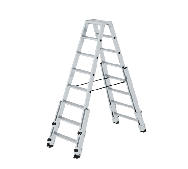 Stepladder suitable for stairs 2x8 steps | © MUNK GmbH