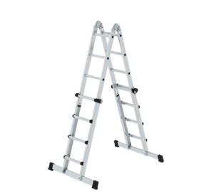 Telescopic ladder 4-sec. with stabiliser, 4x4 rgs | © MUNK GmbH