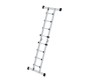 Telescopic ladder 4-sec. with stabiliser, 4x4 rgs | © MUNK GmbH