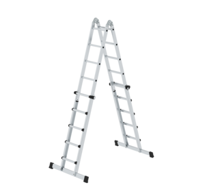 Telescopic ladder 4-sec. with stabiliser, 4x5 rgs | © MUNK GmbH