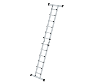 Telescopic ladder 4-sec. with stabiliser, 4x6 rgs | © MUNK GmbH
