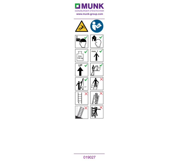 Sticker with user information | © MUNK GmbH
