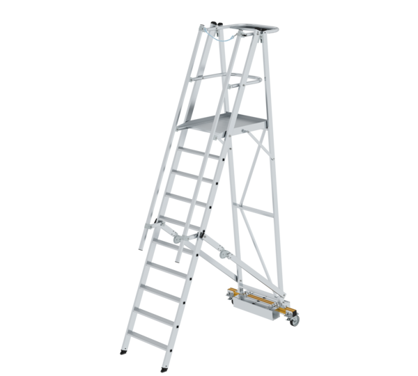 Platform ladder folding w. narr.u-carriage 10 st | © MUNK GmbH