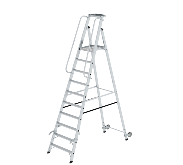 Platform ladder with castors and handle , 10 st | © MUNK GmbH