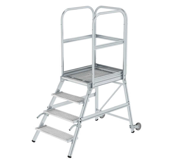 Plat.stairs, 1-sid.acc.w cast/handle st.grat. | © MUNK GmbH