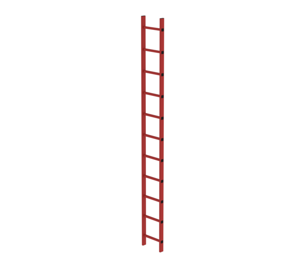 Shaft ladder RFG 300 mm clear width, 11 rungs | © MUNK GmbH