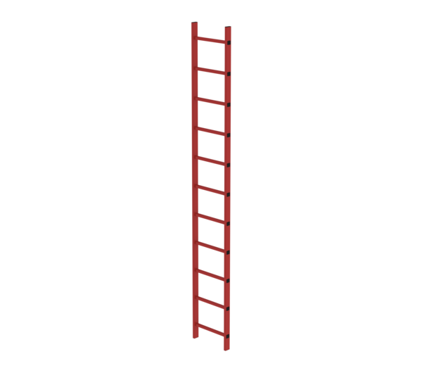 Shaft ladder RFG 400 mm clear width, 11 rungs | © MUNK GmbH