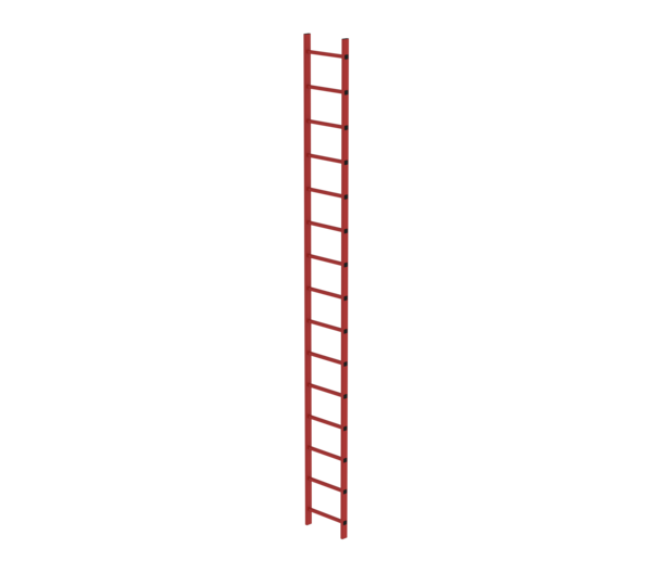 Shaft ladder RFG 400 mm clear width, 15 rungs | © MUNK GmbH