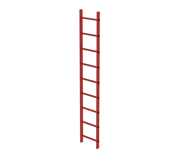Shaft ladder RFG 400 mm clear width, 9 rungs | © MUNK GmbH