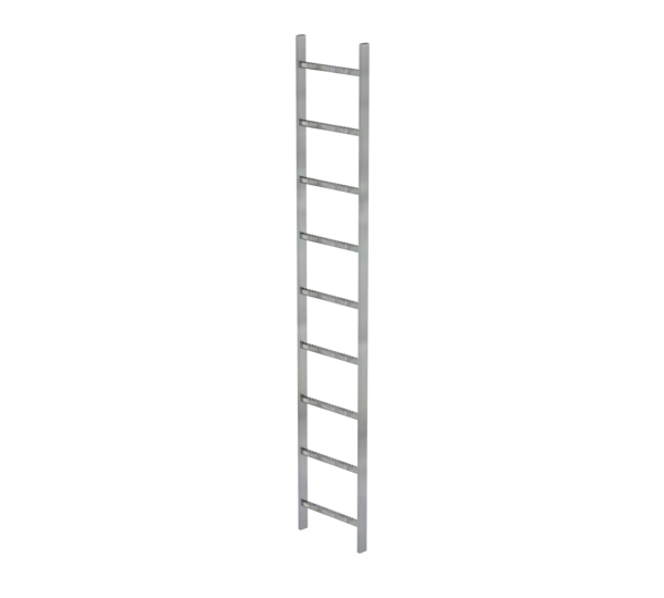 Shaft ladder, galv. st., 400 mm clear width 9 rgs | © MUNK GmbH