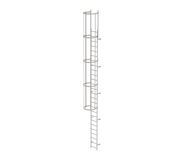 Sing-fl.vert. ladder w.back prot, st.stl. 8.48 m | © MUNK GmbH
