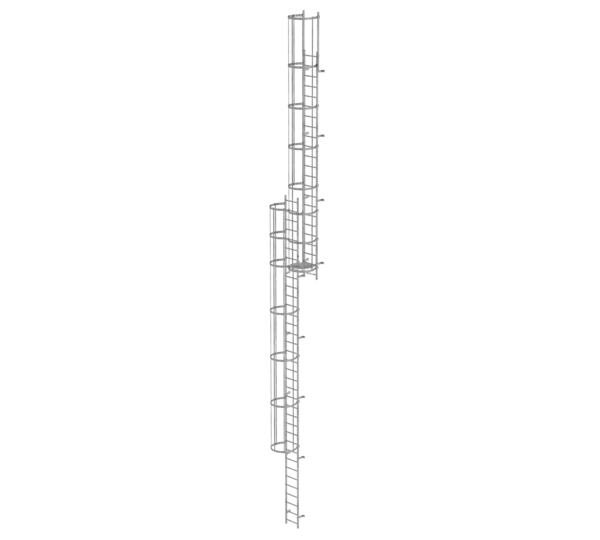 Multi.fl. vertical ladder w.bk prot.gal.st.15.48m | © MUNK GmbH