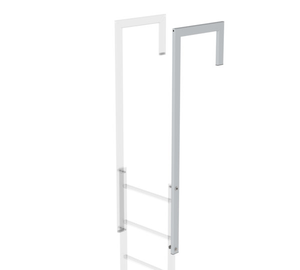 Exit side-rail ang.anod. alu. L=1600mm | © MUNK GmbH