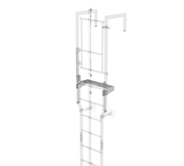 Exit step st. steel 620mm, clear.=200mm | © MUNK GmbH