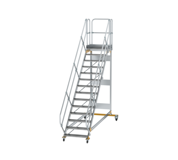 Platform stairs 45° mobile st. width 800 mm, 14 st | © MUNK GmbH