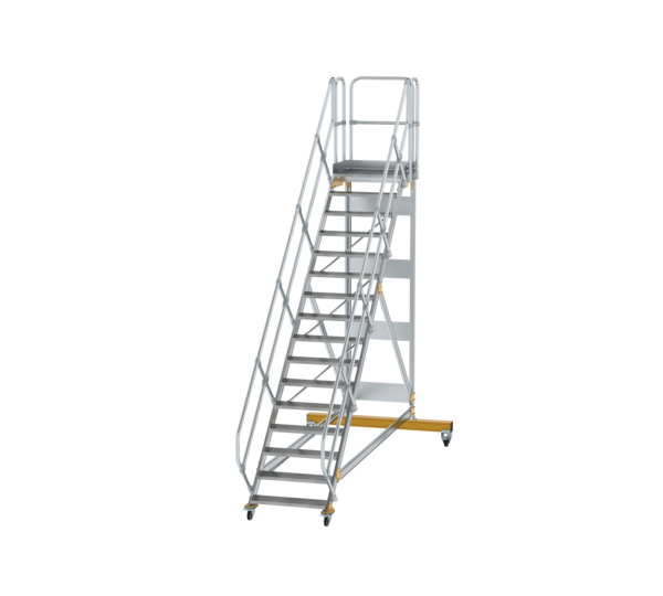 Platform stairs 45° mobile st. width 800 mm, 16 st | © MUNK GmbH