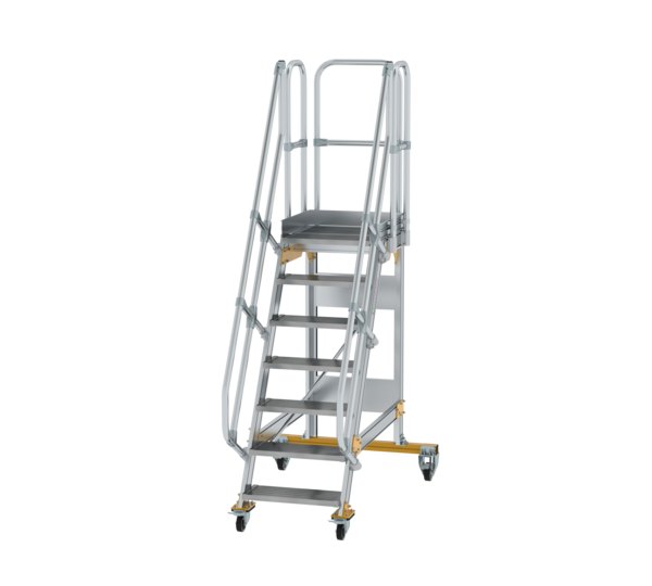 Platform stairs 60° mobile st. width 600 mm, 7 st | © MUNK GmbH